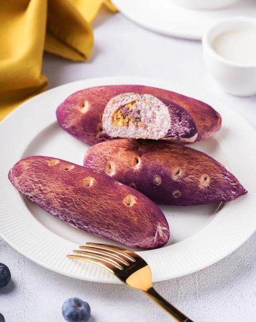 网红紫薯面包,甜蜜诱惑，健康美味新潮流